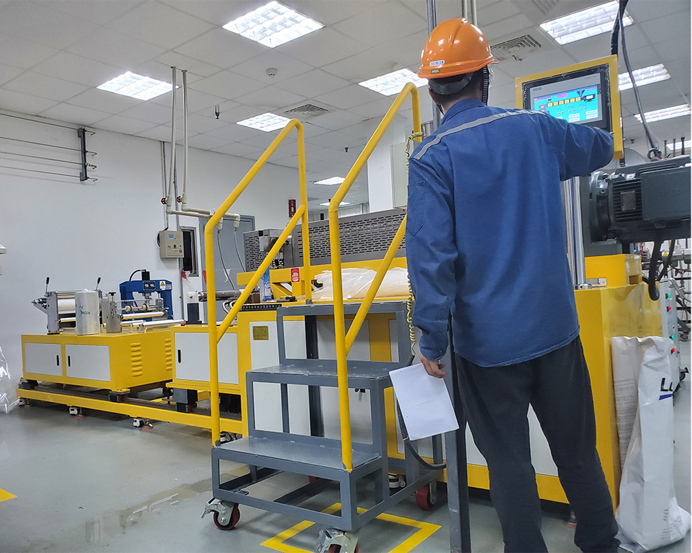 TPU流延機用戶現場