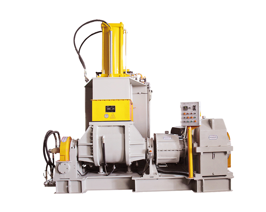 XH-420-55升密煉機_橡膠塑料高效混煉_液壓翻轉PLC控制