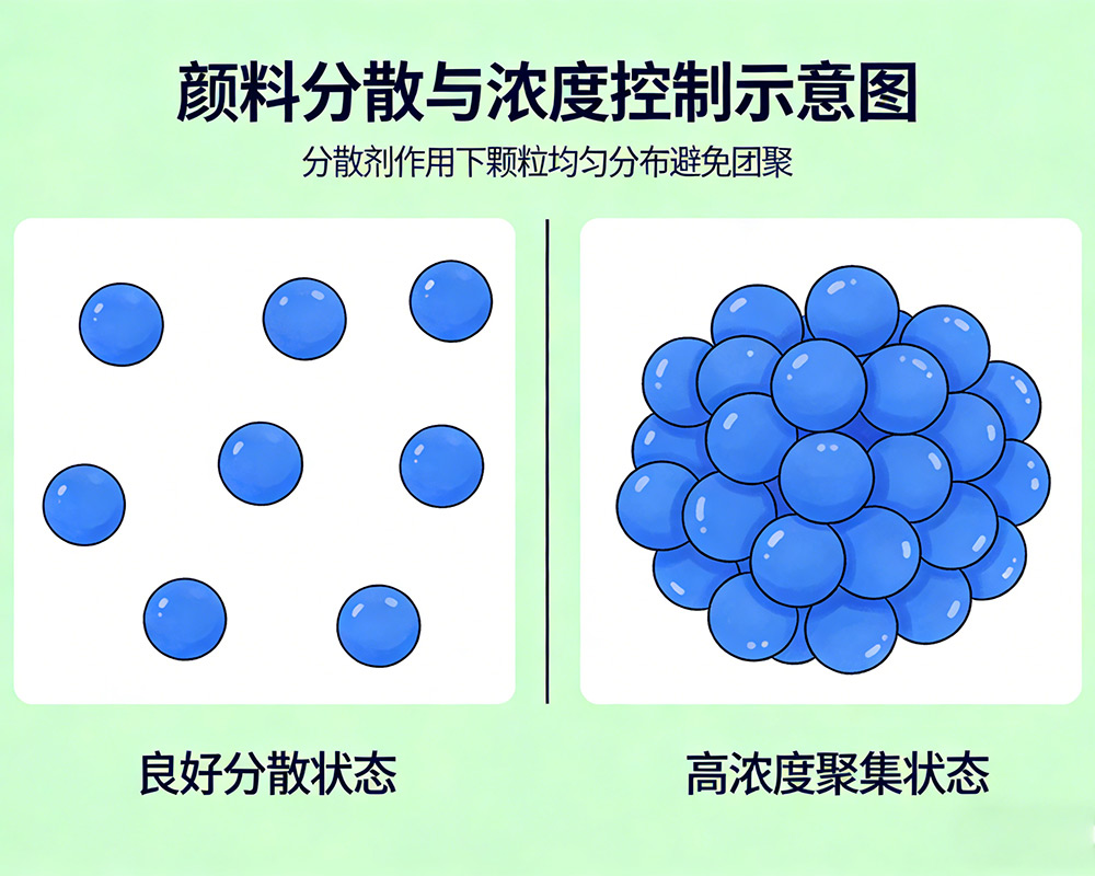 顏料分散過程中為什么要避免高濃度？
